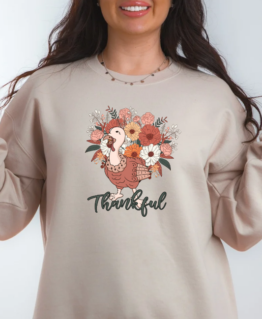 Floral Turkey Crew