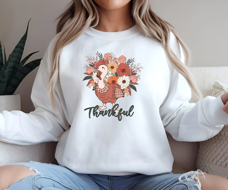 Floral Turkey Crew