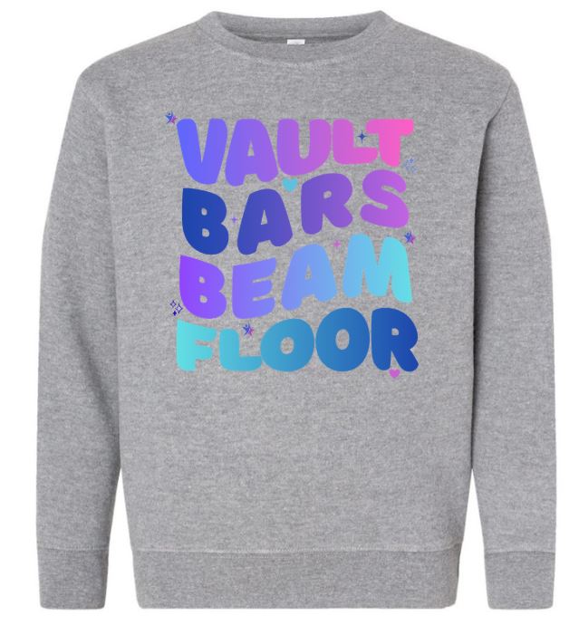 Vault on Front Crew Neck Sweatshirt