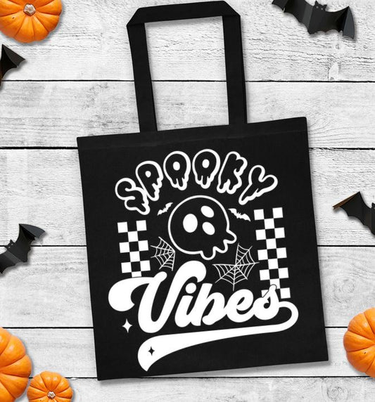 Spooky Skeleton Vibes Tote