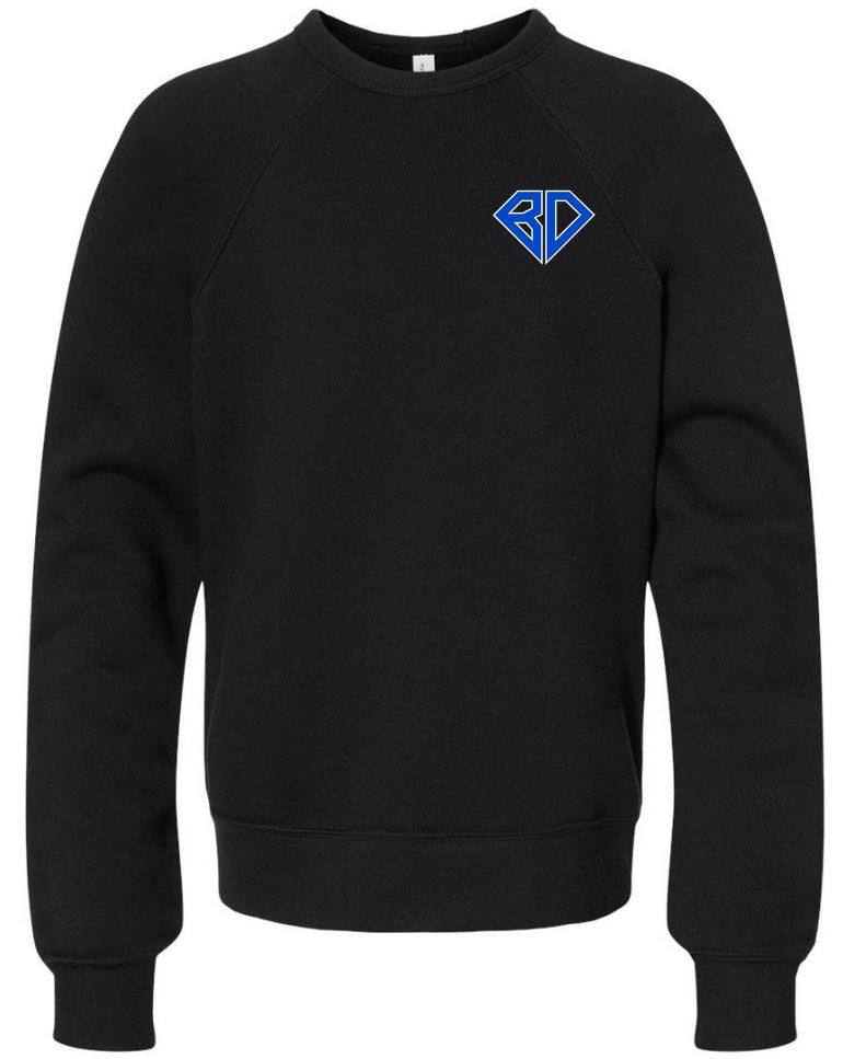 BDA Splatter Youth Crew Neck Sweatshirt